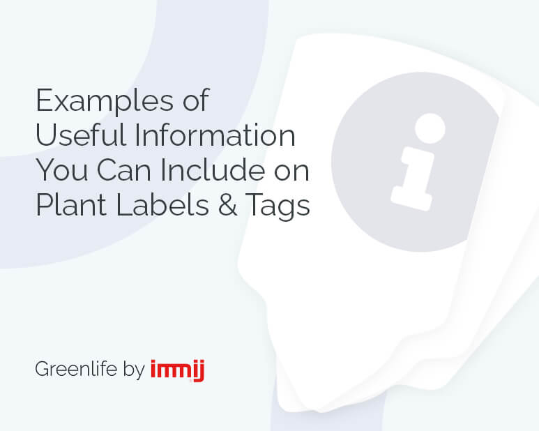 Examples of Useful Information You Can Include on Plant Labels and Tags